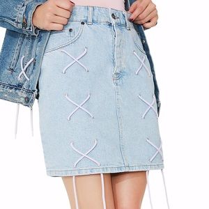 Denim Trinity skirt from ragged priest